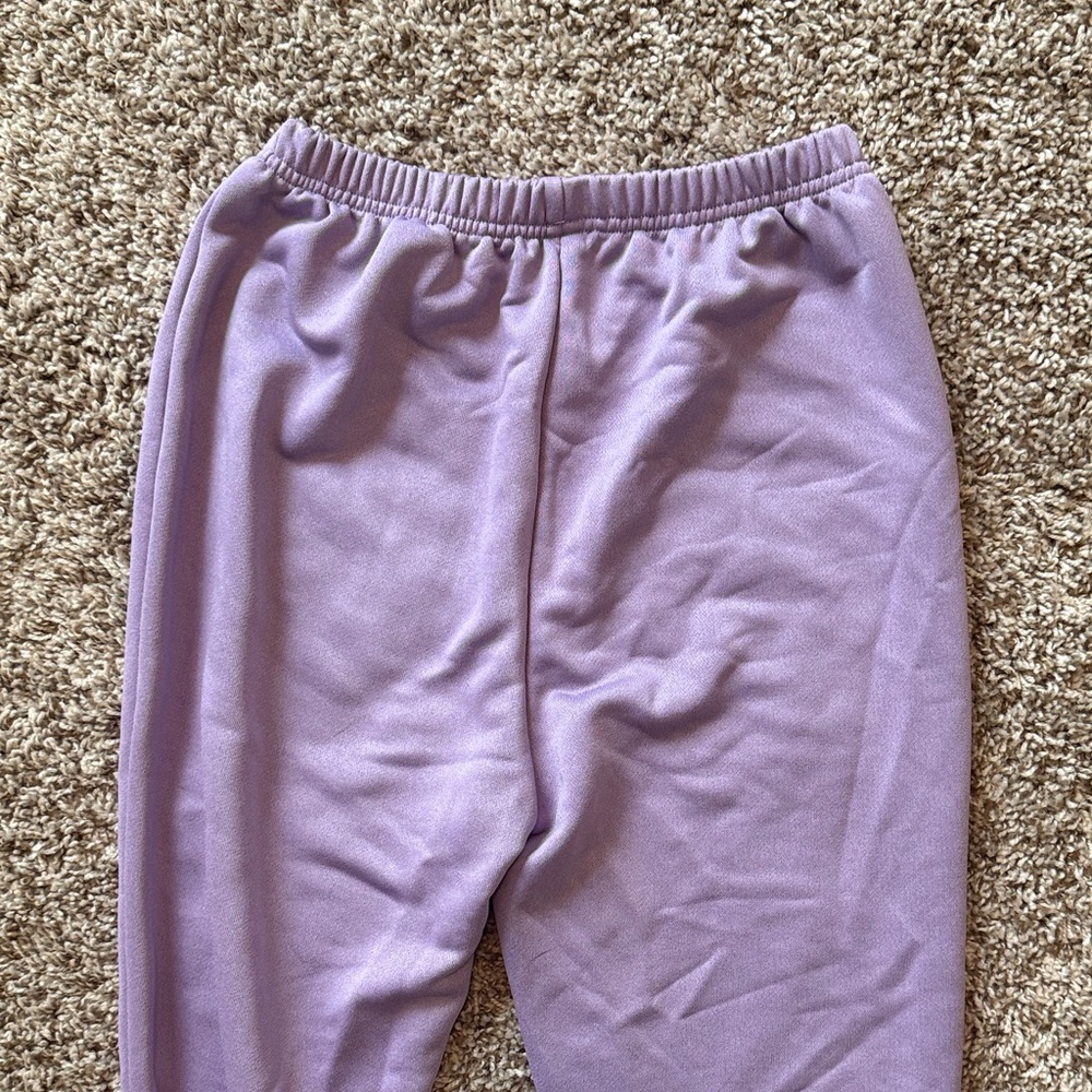 Kids Lavender Sweatpants - Picture 3 of 4